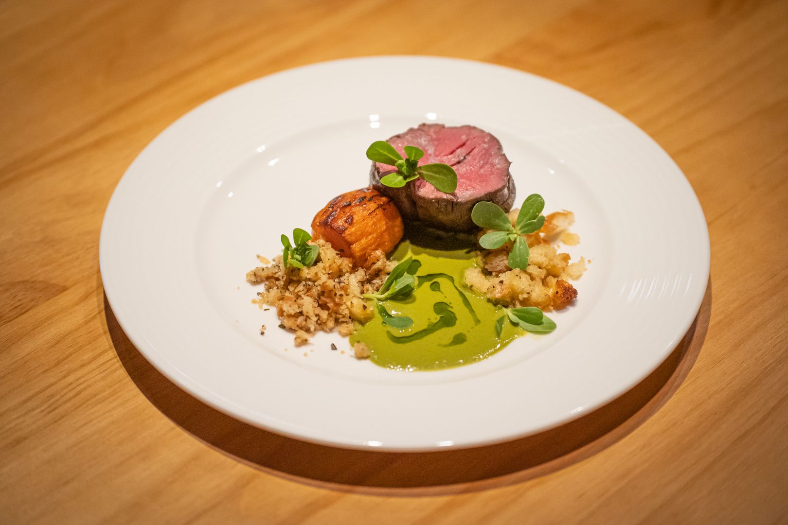 Michelin-calibre plated dish